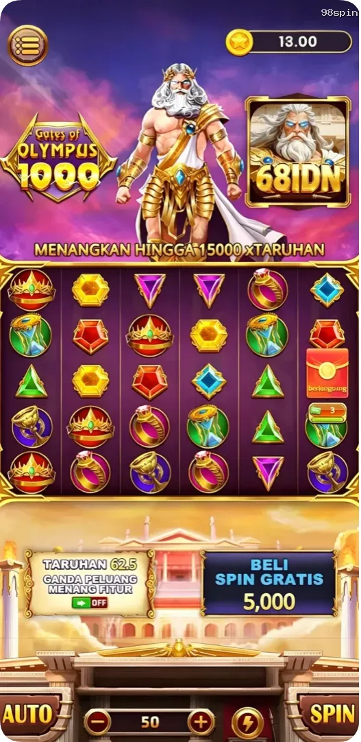 98spin Tangkapan Layar - APK Resmi
